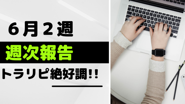 【6月2週 週次報告】トラリピのチャリンチャリン快進撃！